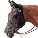 Cashel Quiet Ride Fly Mask Long Nose with Ears Warmblood