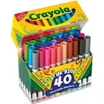 Crayola Ultra-Clean Washable Broad Line Markers (40)