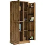 Sauder Select Storage Cabinet in Rural Pine