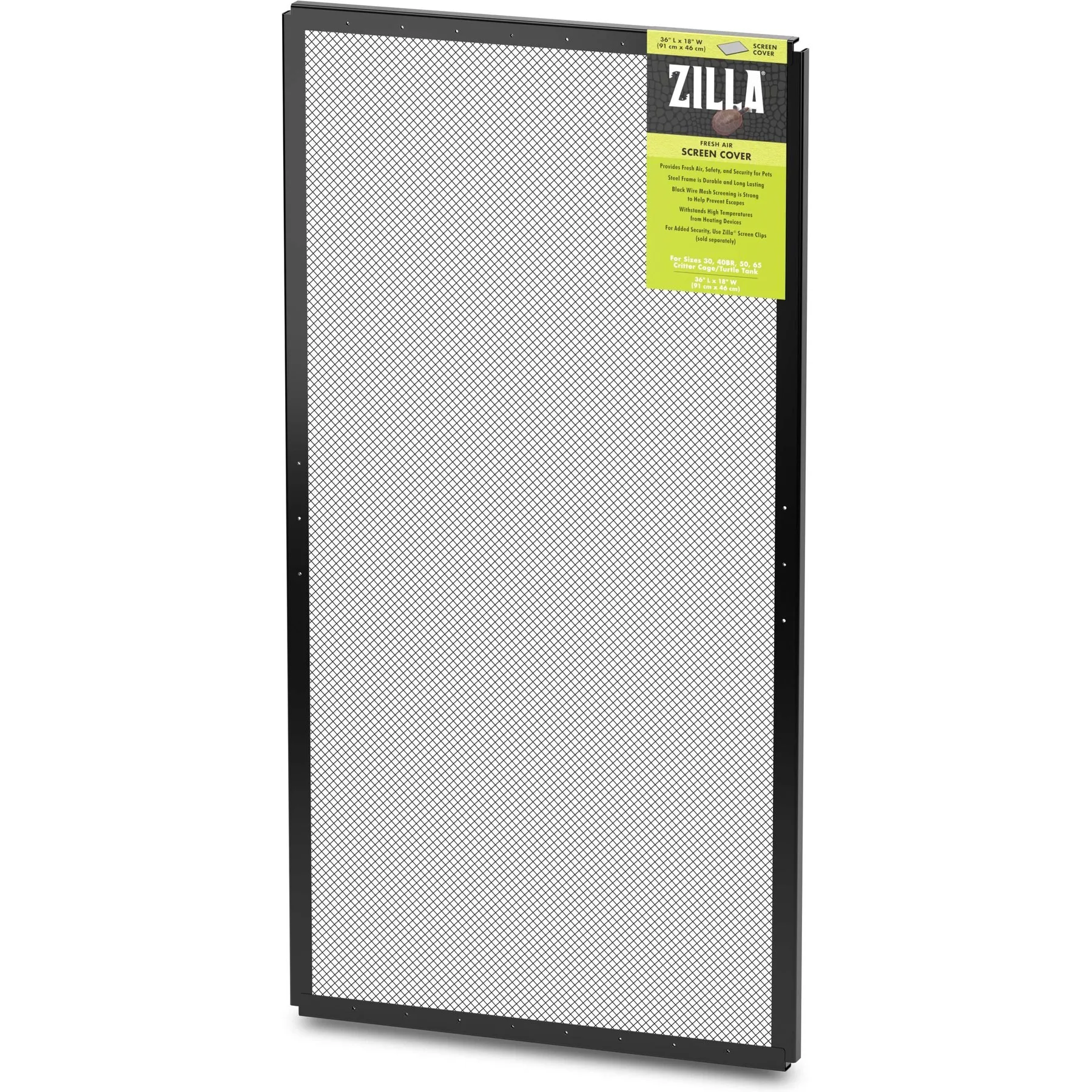 Zilla Fresh Air Screen Cover 36 x 18 in.