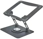 Uncaged Ergonomics Swivel Laptop Stand Black