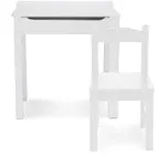 Melissa & Doug White Wooden Lift Top Desk Chair