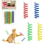 Spot Colorful Thin Spiral Springs Cat Toy