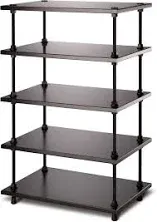 Salamander Designs Archetype 5 Shelf A/V Stand Black