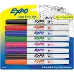 Expo Dry Erase Markers, Ultra Fine Tip - 4 markers