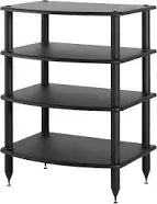 Pangea Audio Vulcan Four Shelf Audio Rack - Espresso