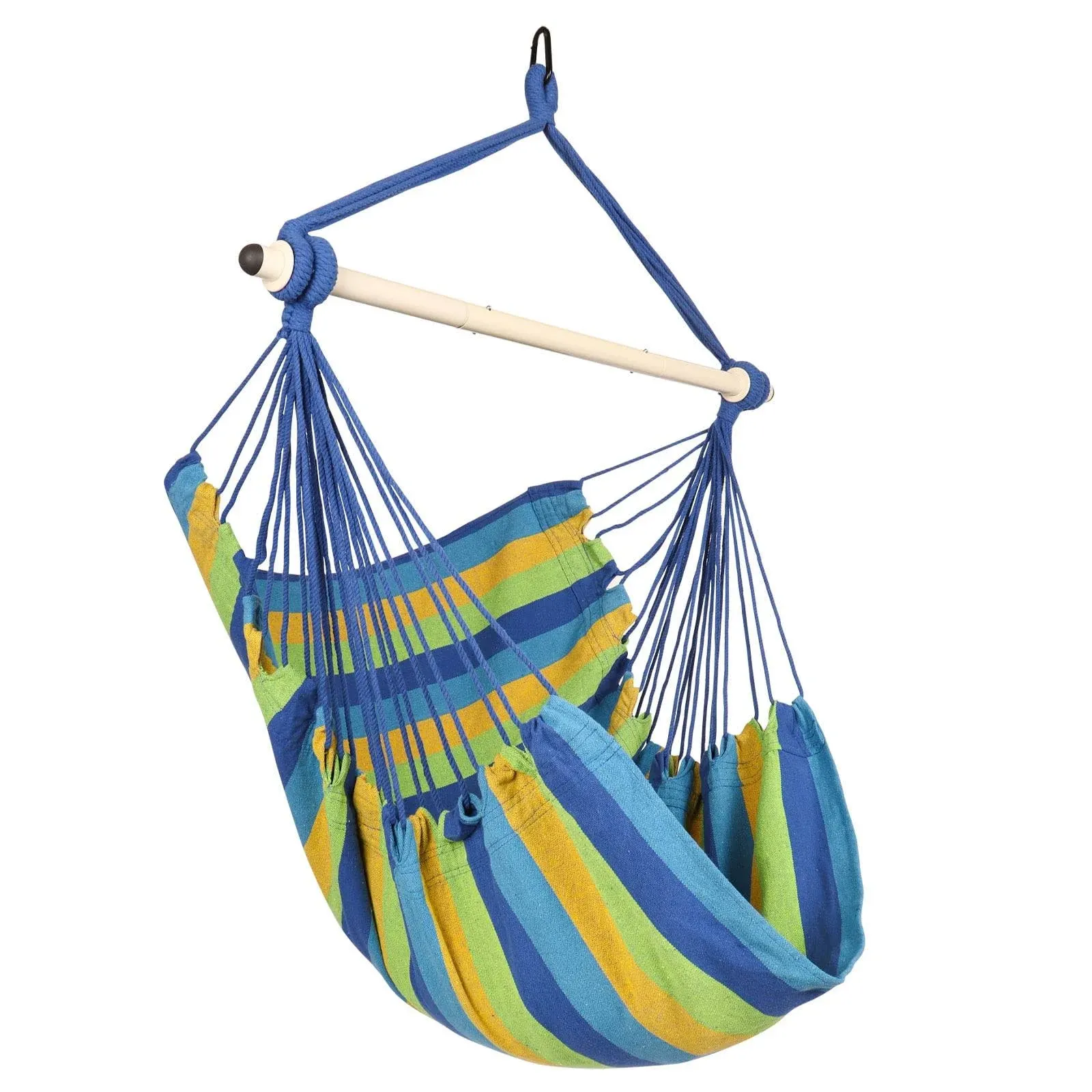 Hanging Hammock Chair - Blue & Green