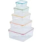 Easy Essentials 10 Piece Square Food Storage Container Set