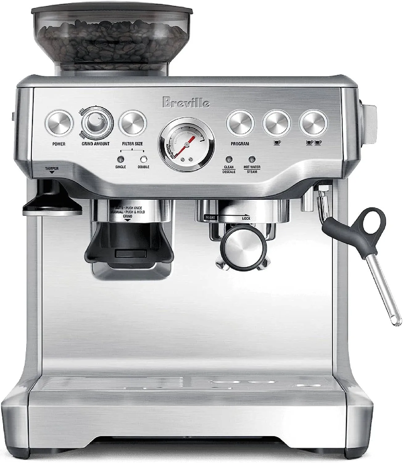 Breville Barista Express Espresso Machine Brushed Stainless Steel BES870XL ...