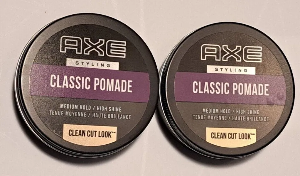 NEW Axe Styling Men&#039;s Clean Cut Look Classic Pomade 2.64 Oz (Pack of 2)