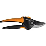 Fiskars Inc Softgrip Bypass Pruner- Black-orange 10.5 Inch.