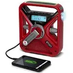 - American Red Cross FRX3+ Emergency NOAA Weather Radio, Red, Digital Display...