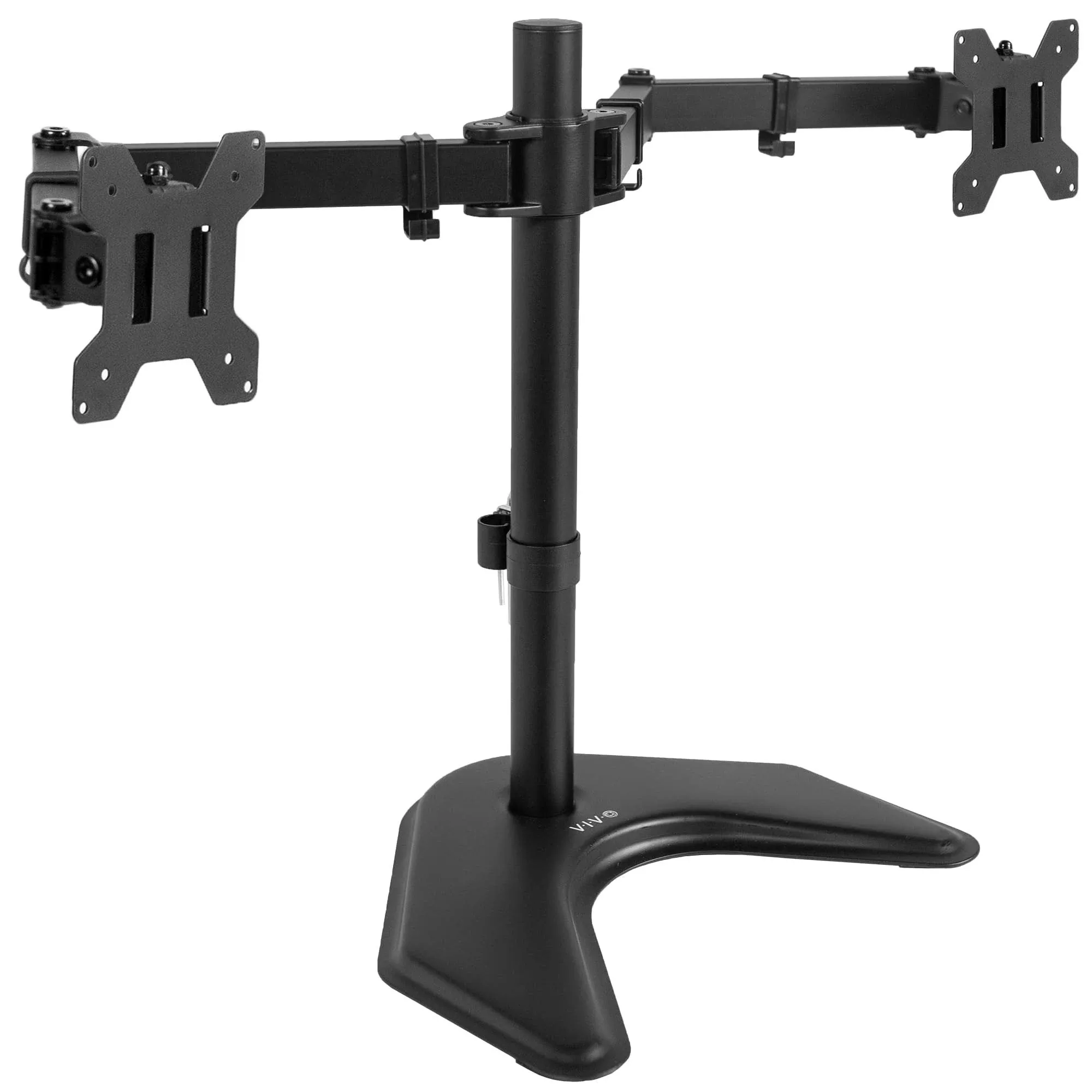 Vivo Dual Monitor Desk Stand for Up to 32" Screens Black