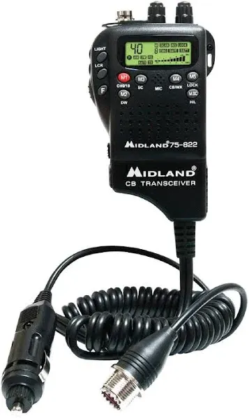 Midland Portable CB Radio 75-822 Micro Mobile 2 in 1 Plug &amp; Play New In Box!!