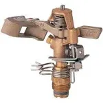 Rain Bird 25PJDAC Brass Impact Sprinkler, Adjustable 20 360 Pattern, 20' 41' Spray Distance