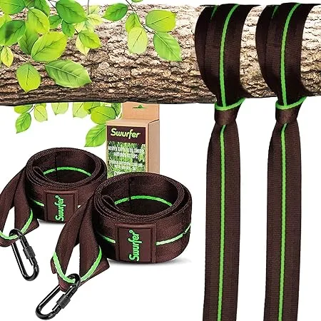 Swurfer Tree Swing Strap Hanging Kit, For Any Swing or Hammock, 32"