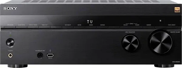 Sony STR-AN1000 7.2-ch Surround Sound Home Theatre 8K A/V Receiver: Dolby Atmos, DTS:X, Digital Cinema Auto Calibration IX, Bluetooth, WiFi, Google Chromecast