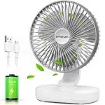 Small Oscillating Desk Fan Portable Table Fan Rechargeable Usb Battery Powered Quiet Personal Fan Dual Adjustable Angle - Buy Usb Fan
portable Fan
bracker Fan
shake Head Fans Product on Alibaba.com