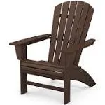 POLYWOOD Nautical Curveback Adirondack Chair - Mahogany