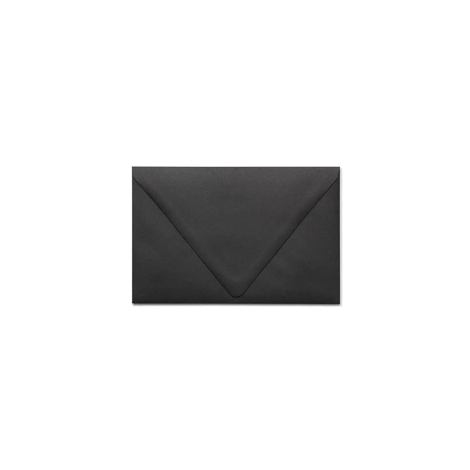 LUXPaper A9 Contour Flap Invitation Envelopes | 5 3/4" x 8 3/4" | Midnight Black | 80lb. Text | 50 Qty