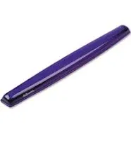 Fellowes 91437 Gel Crystals 18.5&#034; x 2.25&#034; Keyboard Wrist Rest - Purple New