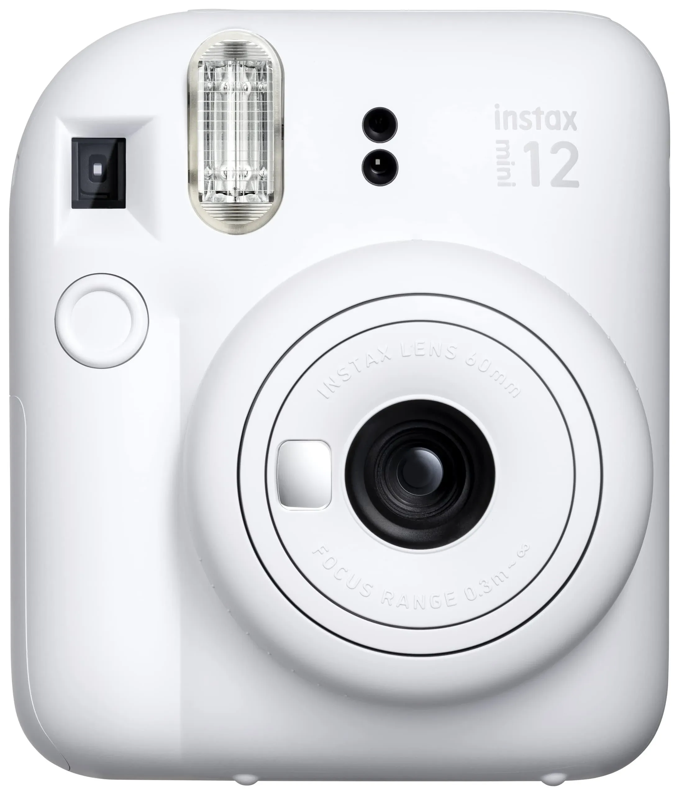 Instax Mini 12 Instant Camera, Clay White (16806274) - Open Box