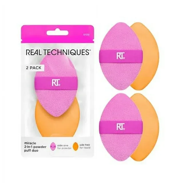 Real Techniques Miracle Complexion Sponge + Miracle 2-in-1 Powder Puff