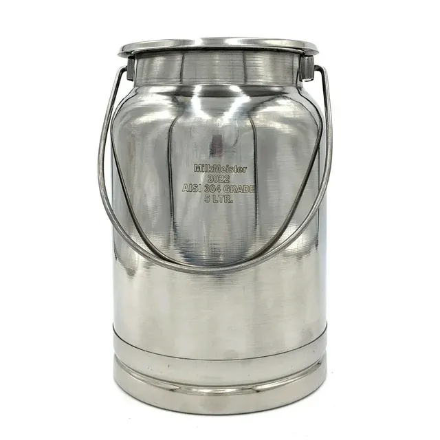 The Dairy Shoppe Stainless Steel Milk Can Totes (5 Liter)