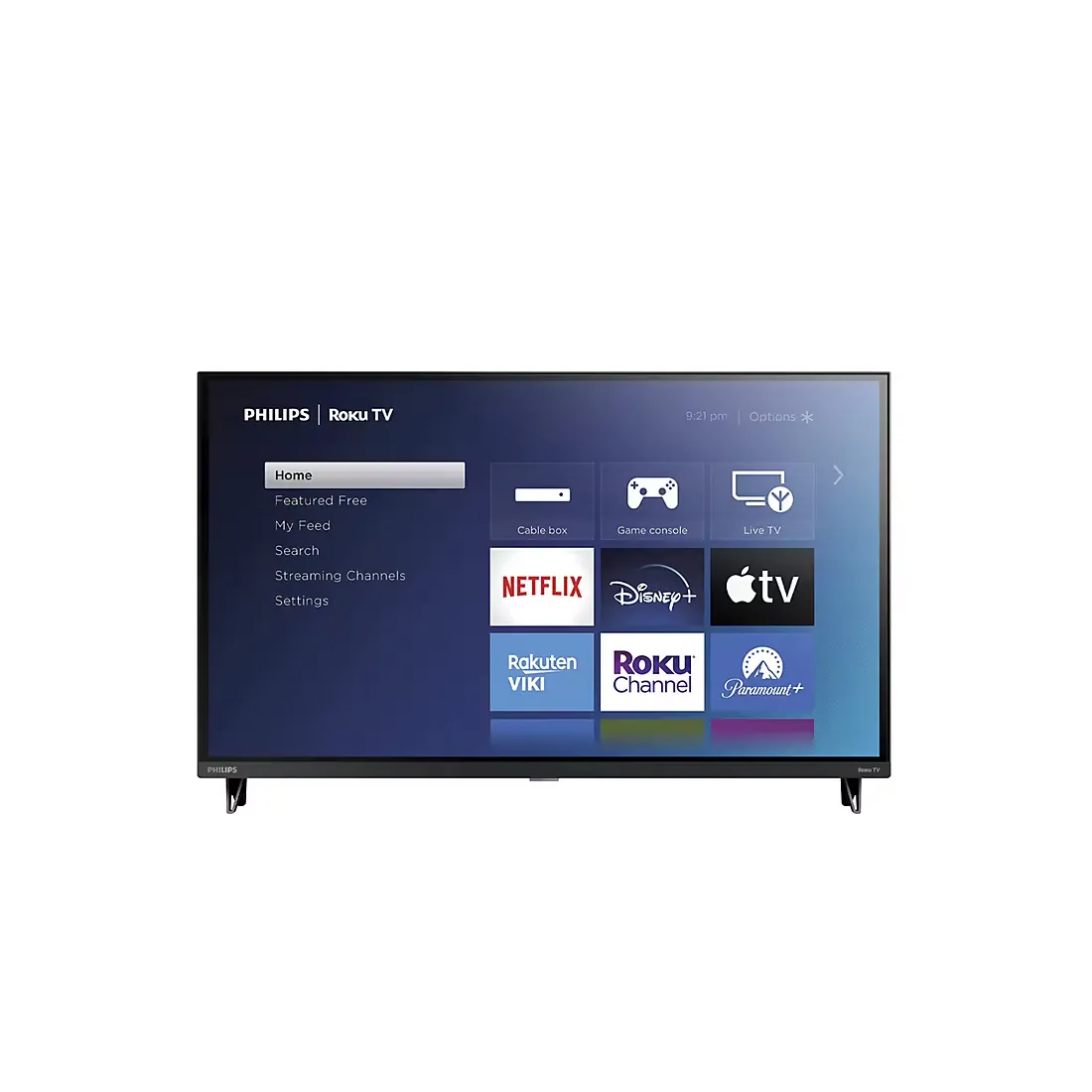 PHILIPS 32-Inch Class HD 720p Smart TV Borderless Refresh Rate 60Hz Compatible with Alexa and Google Assistant 32PFL6452/F7 (Refurbished)