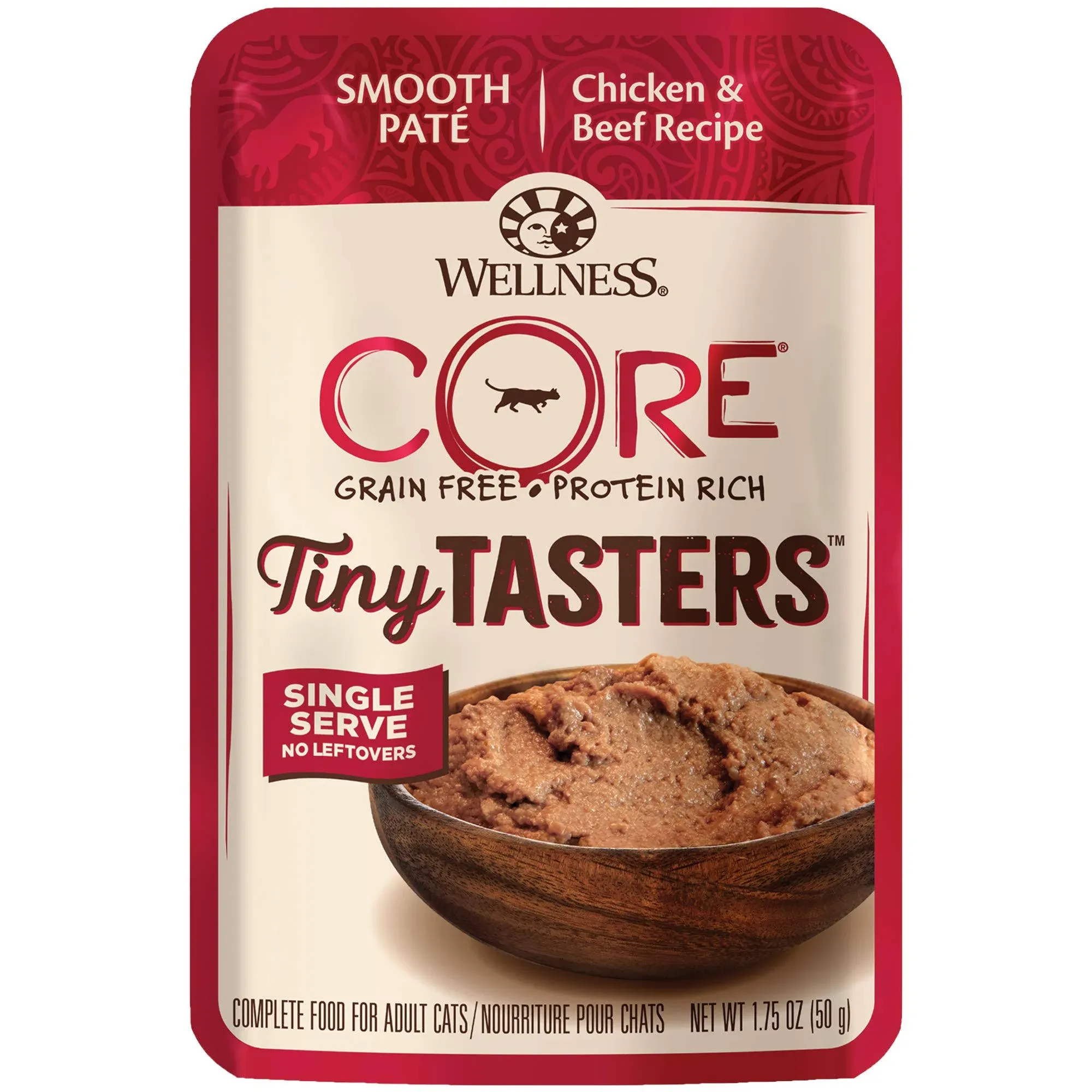 Wellness Core Tiny Tasters Chicken & Beef Pate Wet Cat Food