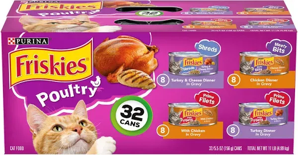 Friskies Poultry In Gravy Wet Cat Food