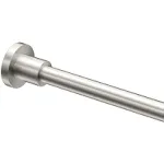 Gatco Modern Minimalist Straight Shower Rod 60 inch Satin Nickel