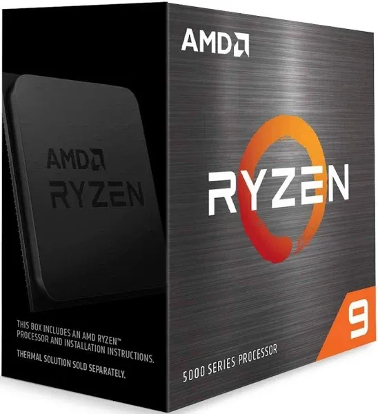 AMD Ryzen 9 5900x 12-Core 24-Thread Desktop Processor with Asus ROG Strix B550