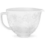 KitchenAid 5 Quart Whispering Floral Ceramic Bowl