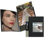 Itoya Original Art Profolio -11" x 8-1/2", Black, Portrait, 24 Pages