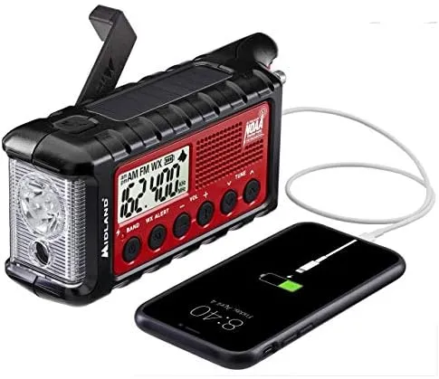 Midland ER310 E-Ready Emergency Crank Weather Radio