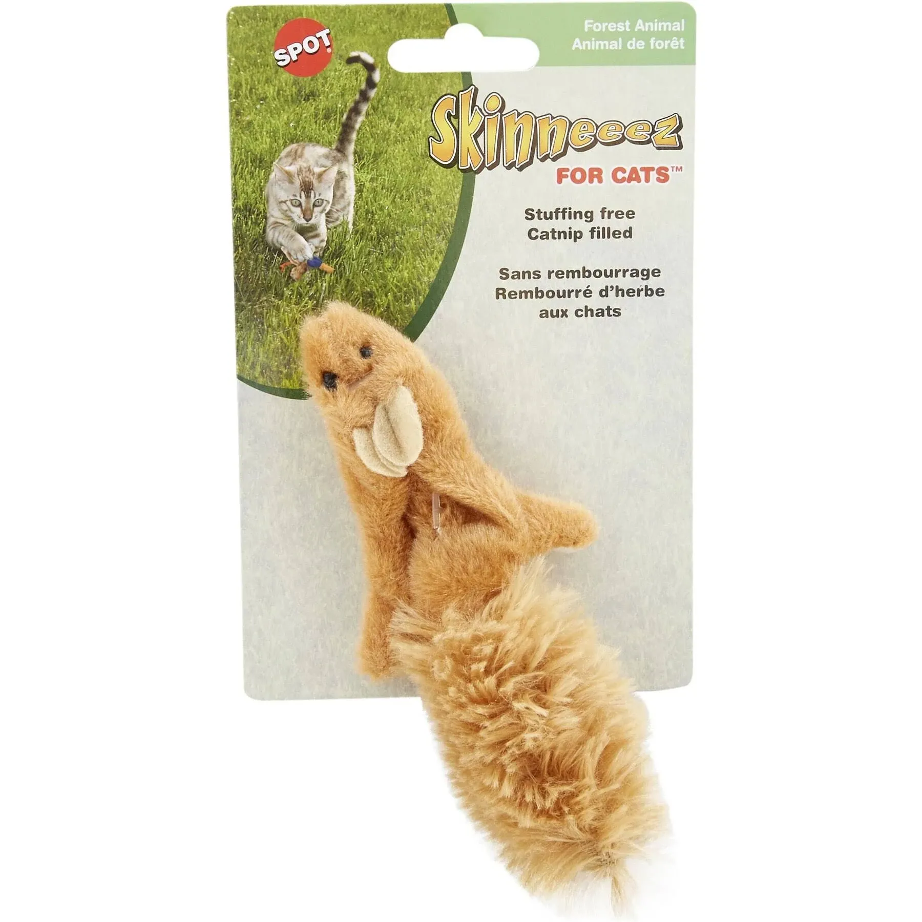 Skinneeez Forest Creature Cat Toy