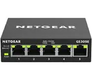 Netgear 5-Port Gigabit Ethernet Plus Switch GS305E-100NAS