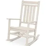 POLYWOOD® Estate Porch Recycled Plastic Rocker Outdoor Patio Lounge Chair