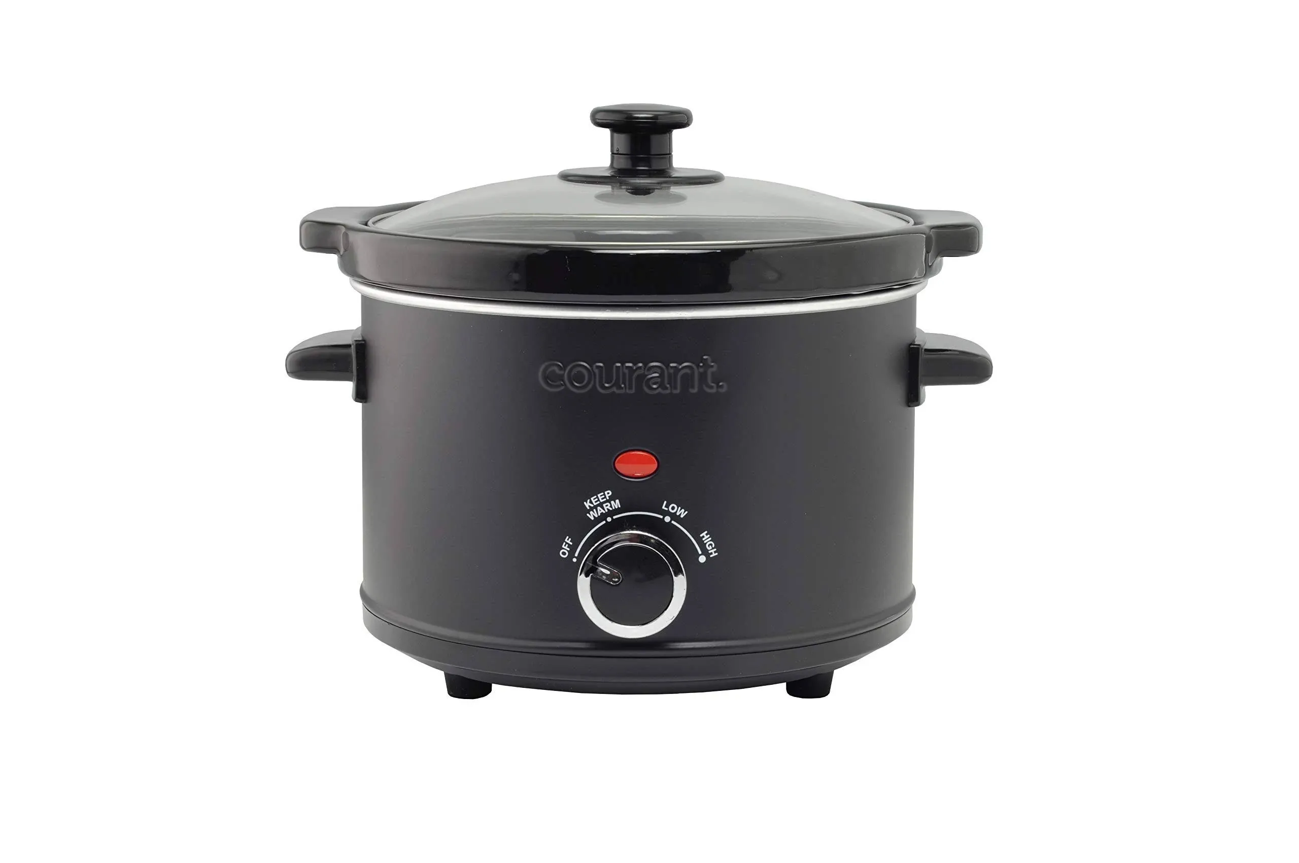 Courant CSC-2524K 2.5 qt. Round Slow Cooker Matte Black