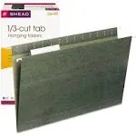 Smead Hanging Folders, Legal size, 1/3-Cut Tab, Standard Green, 25/Box