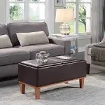 Convenience Concepts-Designs4Comfort Brentwood Storage Ottoman