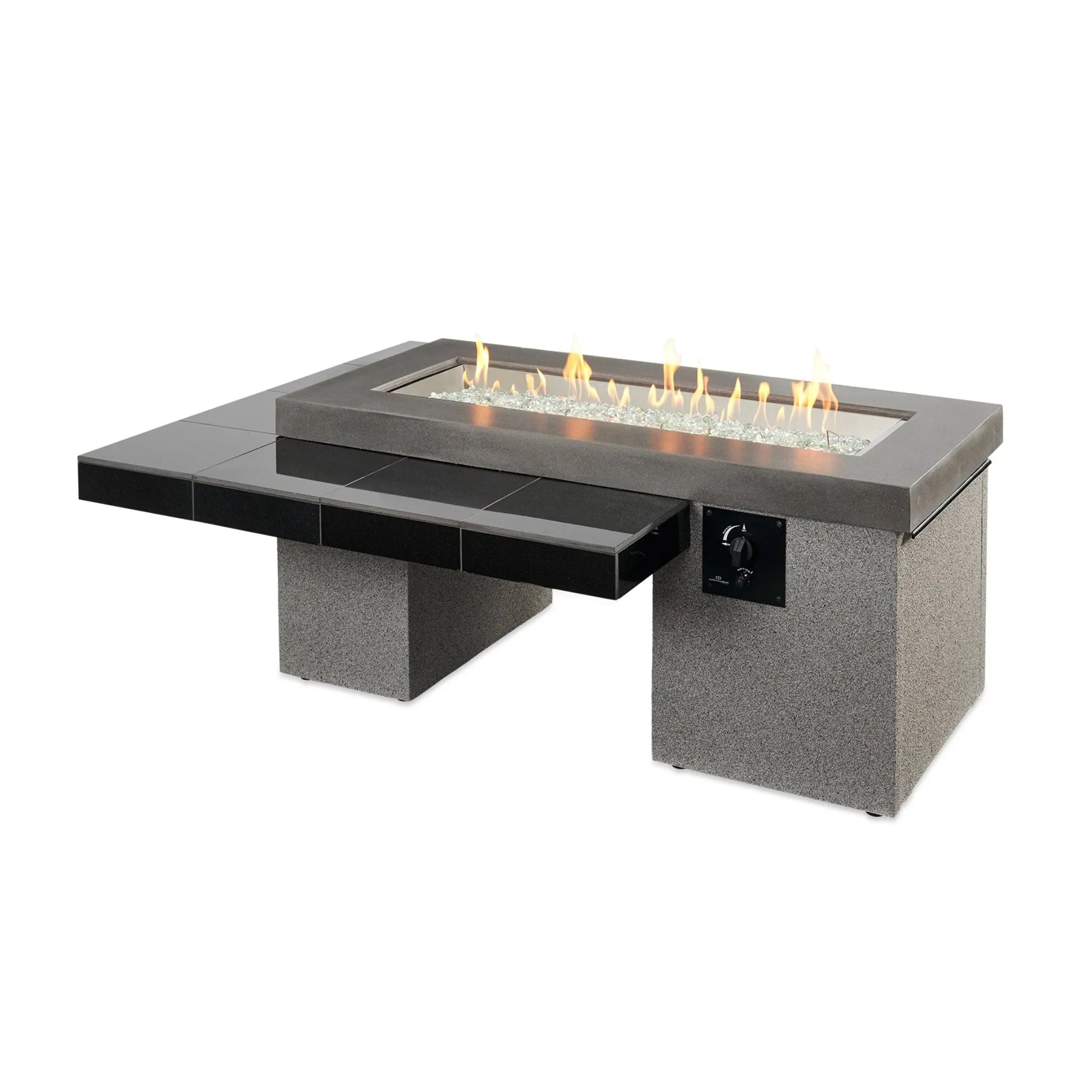 Outdoor GreatRoom UPTOWN Linear Gas Fire Pit Table