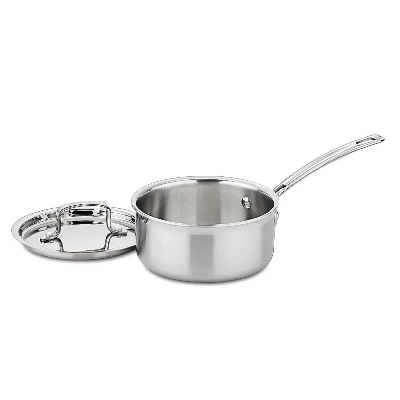 Cuisinart Multiclad Pro Triple Ply Stainless Steel Saucepan, Grey, 2 QT