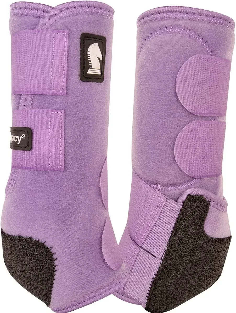 Classic Equine Legacy2 Lavender Hind Support Boots