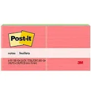 Post-it Notes, 1.5x2 in, 12 Pads, America's #1 Favorite Sticky Notes, Floral Fantasy Collection, Bold Colors, Recyclable (654-AST)