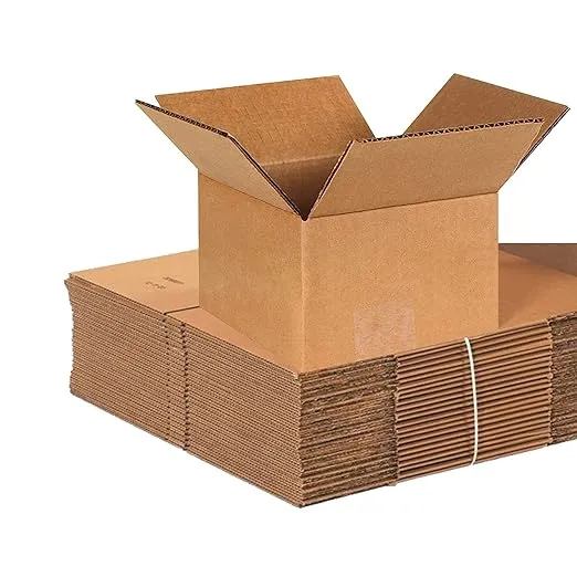 Box USA 6x6x4 Corrugated Boxes, Small, 6L x 6W x 4H, Pack of 100 | Shipping, Packaging, Moving, Storage Box for Home or Business, Strong Wholesale