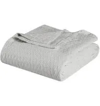 Superior Diamond Weave All-Season Bedding Cotton Blanket