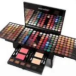 190 Colors Cosmetic Make up Palette Set Kit Combination with Eyeshadow Facial Bl