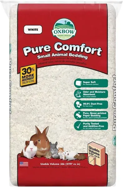 Oxbow Pure Comfort Small Animal Bedding, White